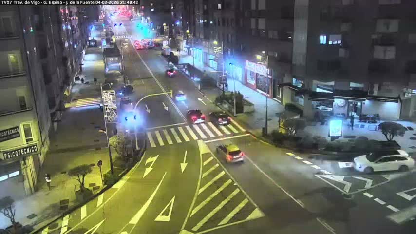Vigo City - Jenaro de la Fuente Avenue Live Cam - Pontevedra, Galicia, Spain