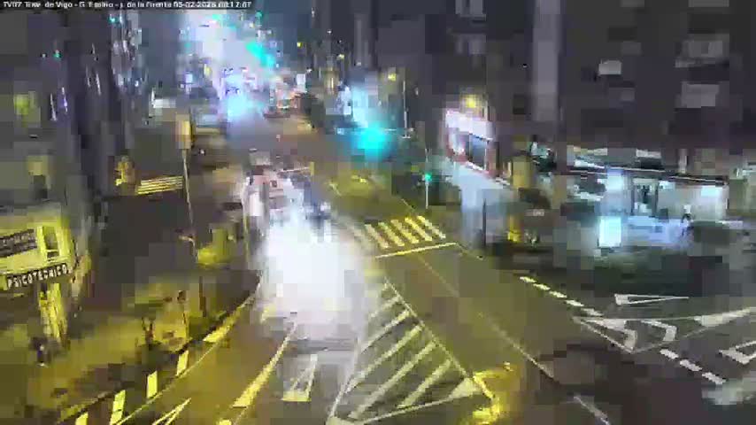 Vigo City - Jenaro de la Fuente Avenue Live Cam - Pontevedra, Galicia, Spain