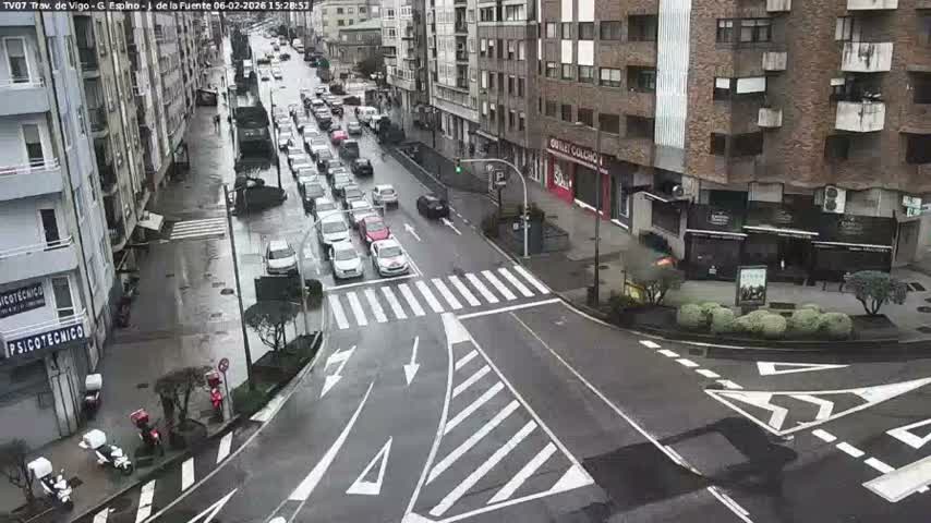 Vigo City - Jenaro de la Fuente Avenue Live Cam - Pontevedra, Galicia, Spain