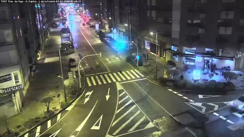 Vigo City - Jenaro de la Fuente Avenue Live Cam - Pontevedra, Galicia, Spain