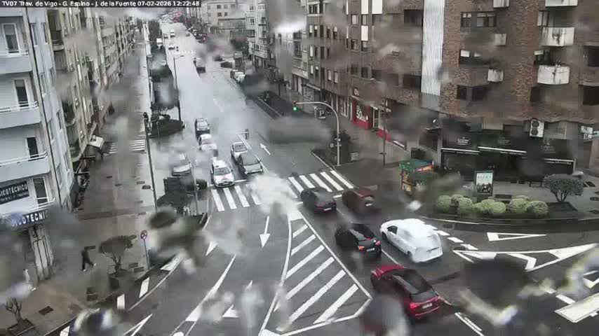 Vigo City - Jenaro de la Fuente Avenue Live Cam - Pontevedra, Galicia, Spain