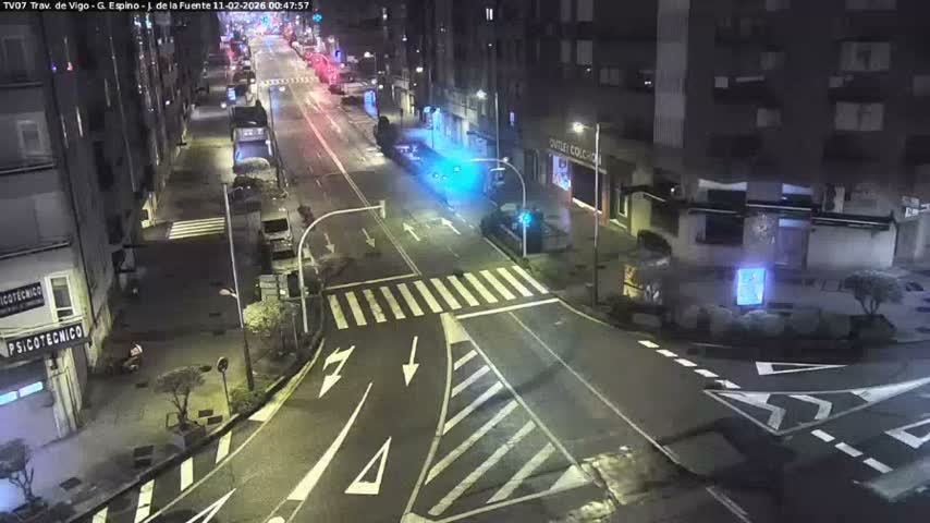 Vigo City - Jenaro de la Fuente Avenue Live Cam - Pontevedra, Galicia, Spain