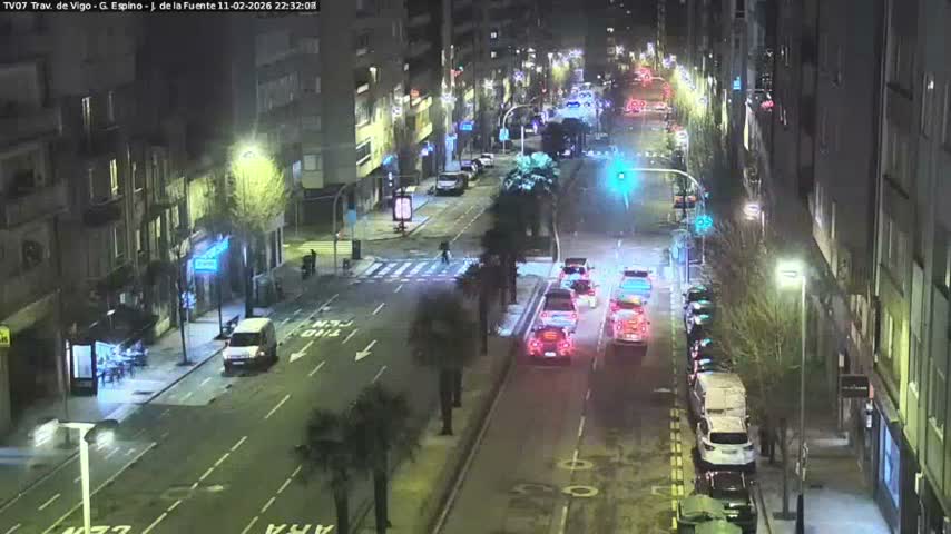 Vigo City - Jenaro de la Fuente Avenue Live Cam - Pontevedra, Galicia, Spain