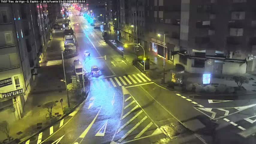 Vigo City - Jenaro de la Fuente Avenue Live Cam - Pontevedra, Galicia, Spain