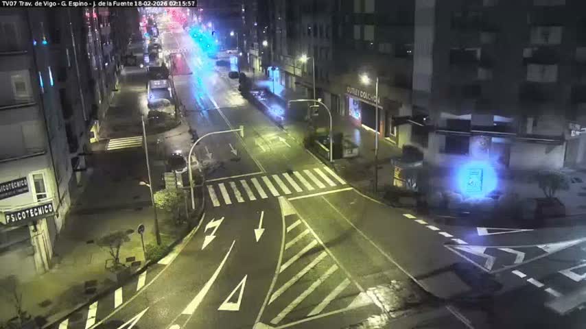 Vigo City - Jenaro de la Fuente Avenue Live Cam - Pontevedra, Galicia, Spain