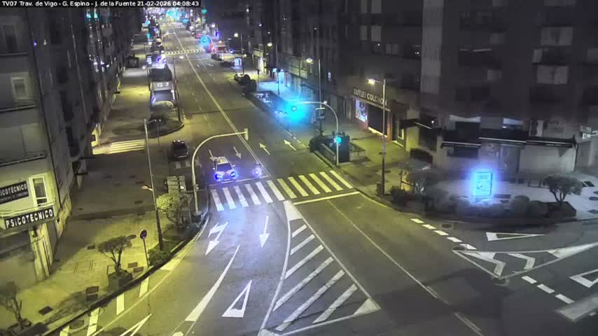 Vigo City - Jenaro de la Fuente Avenue Live Cam - Pontevedra, Galicia, Spain