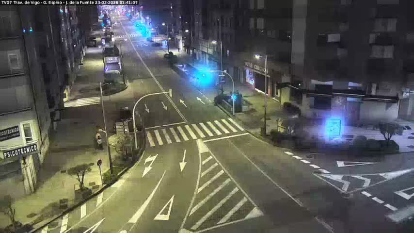 Vigo City - Jenaro de la Fuente Avenue Live Cam - Pontevedra, Galicia, Spain