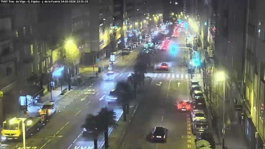 Vigo City - Jenaro de la Fuente Avenue Live Cam - Pontevedra, Galicia, Spain