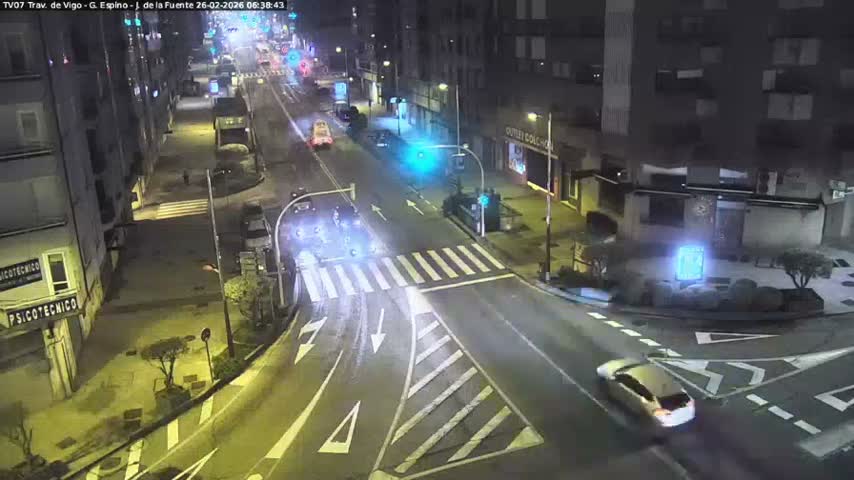 Vigo City - Jenaro de la Fuente Avenue Live Cam - Pontevedra, Galicia, Spain