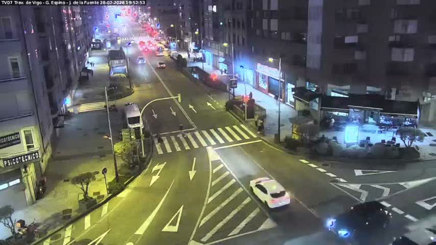 Vigo City - Jenaro de la Fuente Avenue Live Cam - Pontevedra, Galicia, Spain