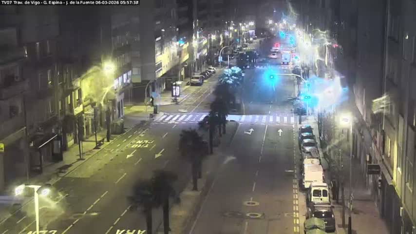 Vigo City - Jenaro de la Fuente Avenue Live Cam - Pontevedra, Galicia, Spain