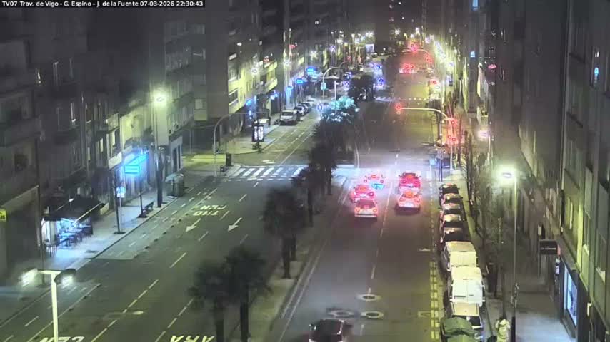 Vigo City - Jenaro de la Fuente Avenue Live Cam - Pontevedra, Galicia, Spain