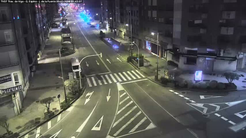 Vigo City - Jenaro de la Fuente Avenue Live Cam - Pontevedra, Galicia, Spain
