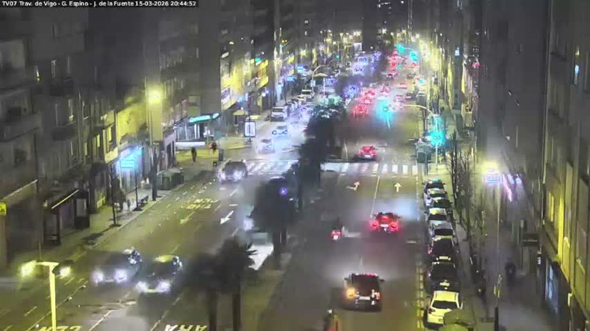Vigo City - Jenaro de la Fuente Avenue Live Cam - Pontevedra, Galicia, Spain