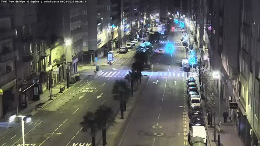 Vigo City - Jenaro de la Fuente Avenue Live Cam - Pontevedra, Galicia, Spain