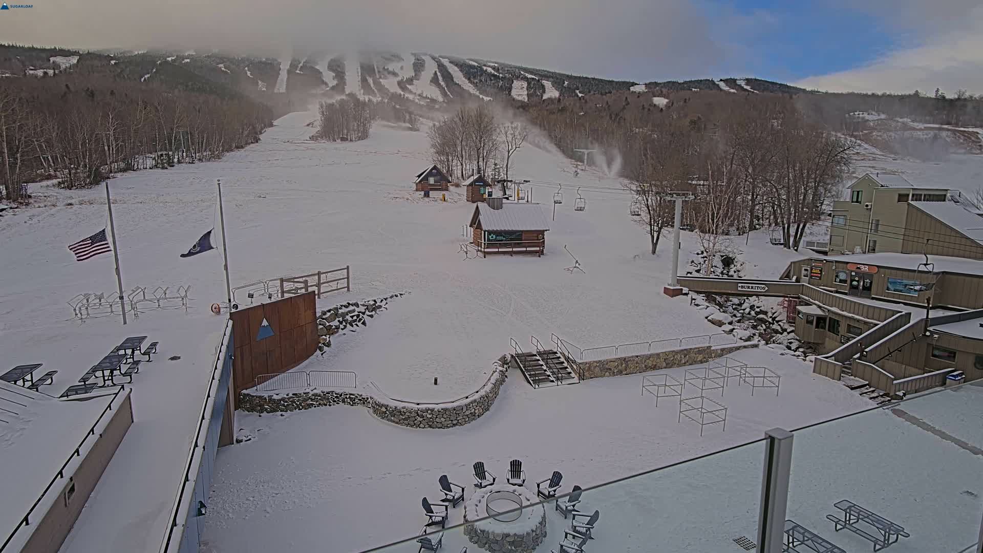 Kingfield, Sugarloaf Mountain Hotel Area Live Cam - Kingfield, Franklin, Maine, USA