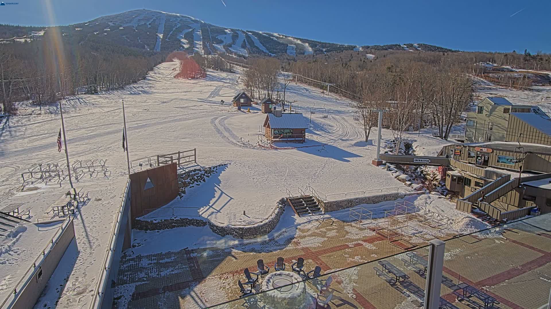 Kingfield, Sugarloaf Mountain Hotel Area Live Cam - Kingfield, Franklin, Maine, USA