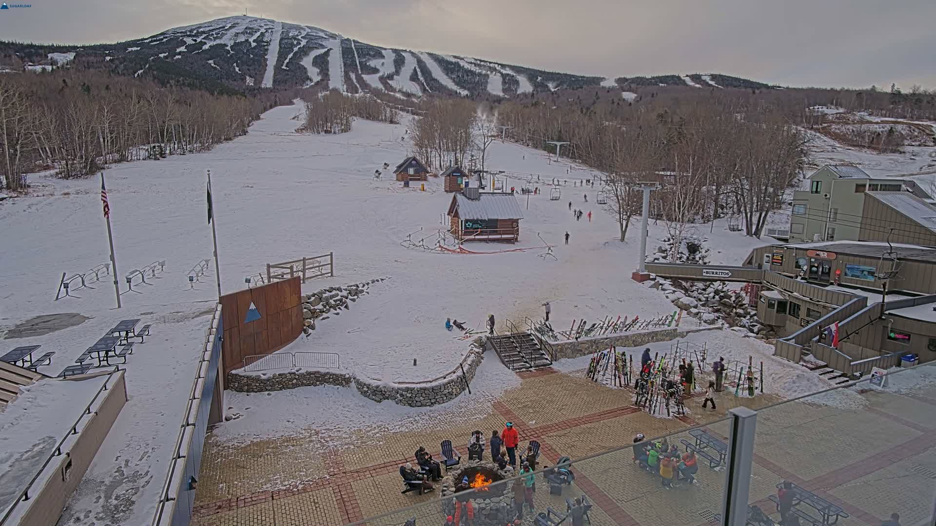 Kingfield, Sugarloaf Mountain Hotel Area Live Cam - Kingfield, Franklin, Maine, USA