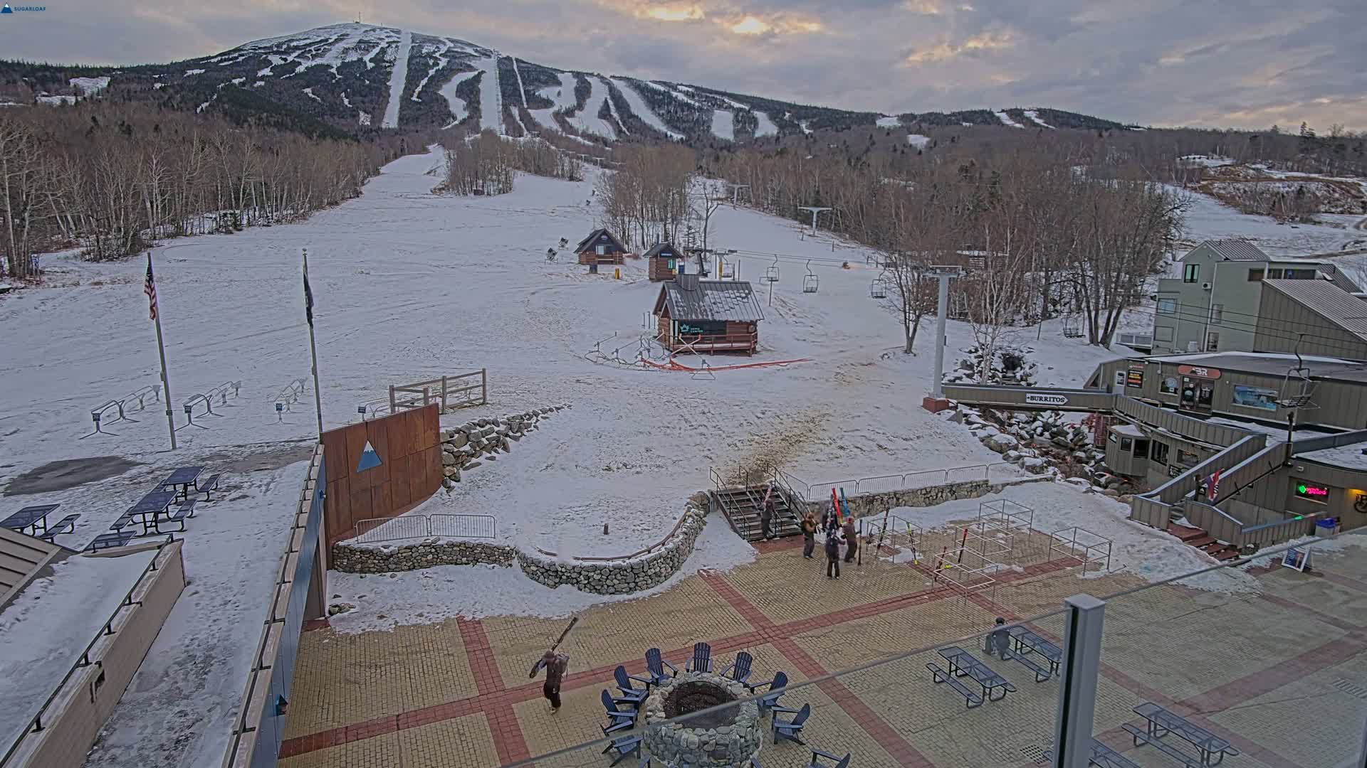 Kingfield, Sugarloaf Mountain Hotel Area Live Cam - Kingfield, Franklin, Maine, USA