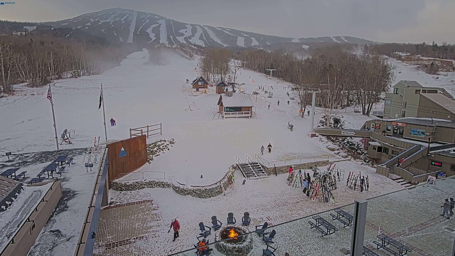 Kingfield, Sugarloaf Mountain Hotel Area Live Cam - Kingfield, Franklin, Maine, USA