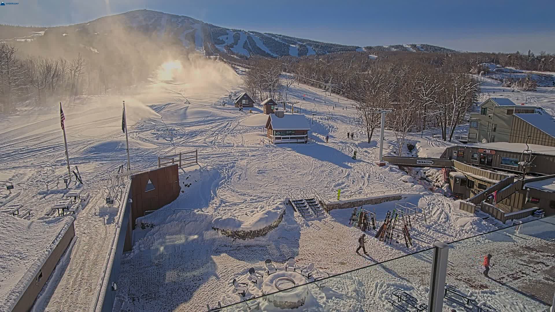 Kingfield, Sugarloaf Mountain Hotel Area Live Cam - Kingfield, Franklin, Maine, USA