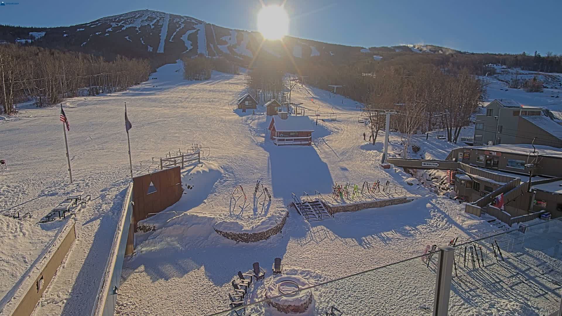Kingfield, Sugarloaf Mountain Hotel Area Live Cam - Kingfield, Franklin, Maine, USA
