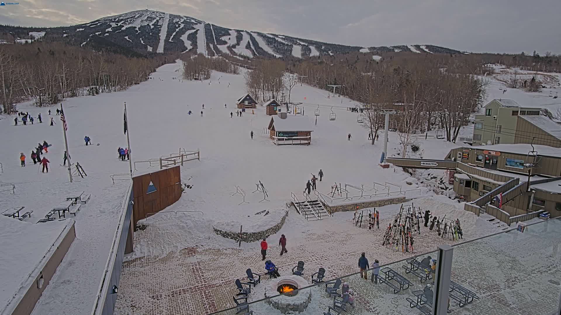 Kingfield, Sugarloaf Mountain Hotel Area Live Cam - Kingfield, Franklin, Maine, USA