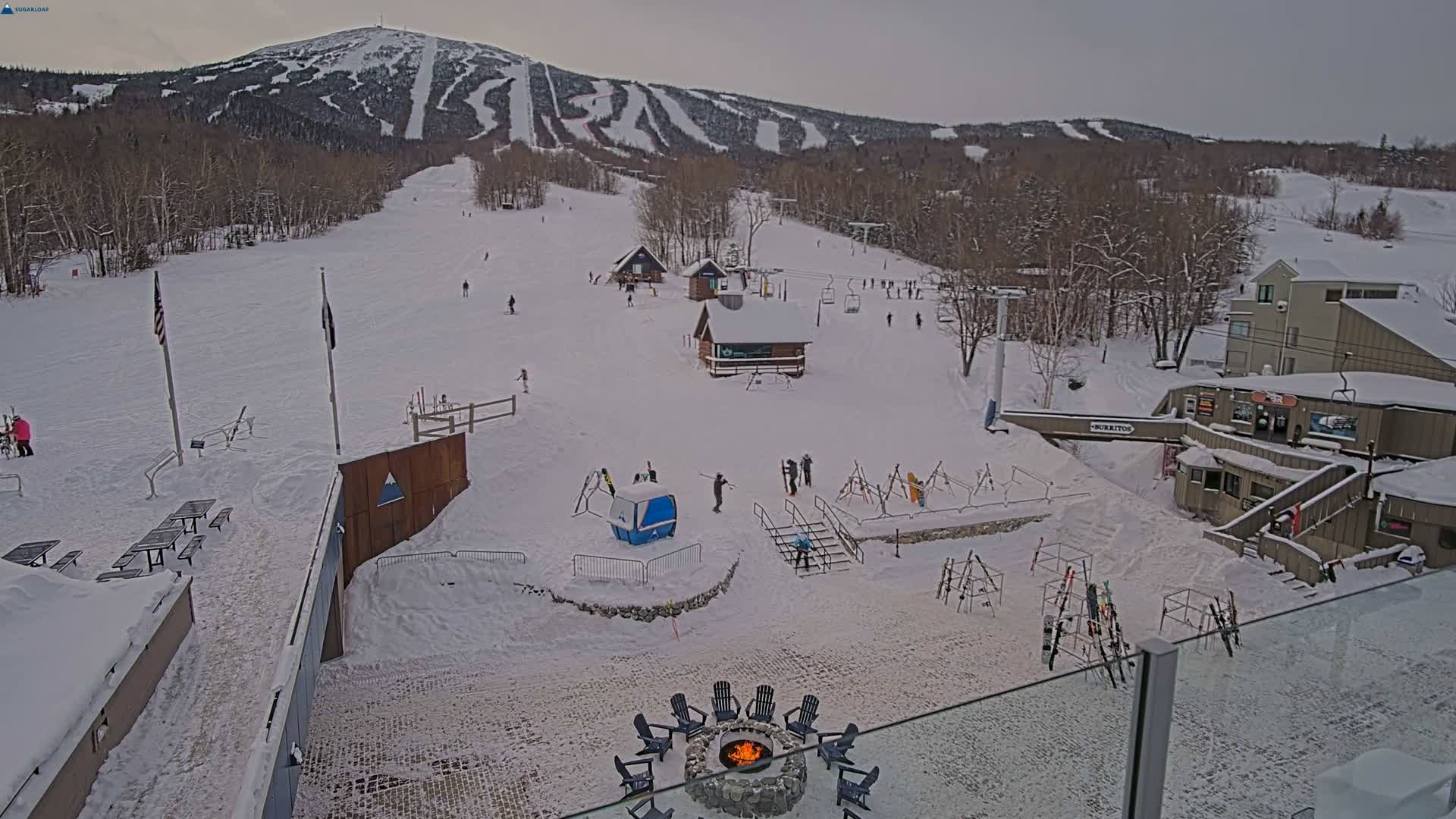 Kingfield, Sugarloaf Mountain Hotel Area Live Cam - Kingfield, Franklin, Maine, USA