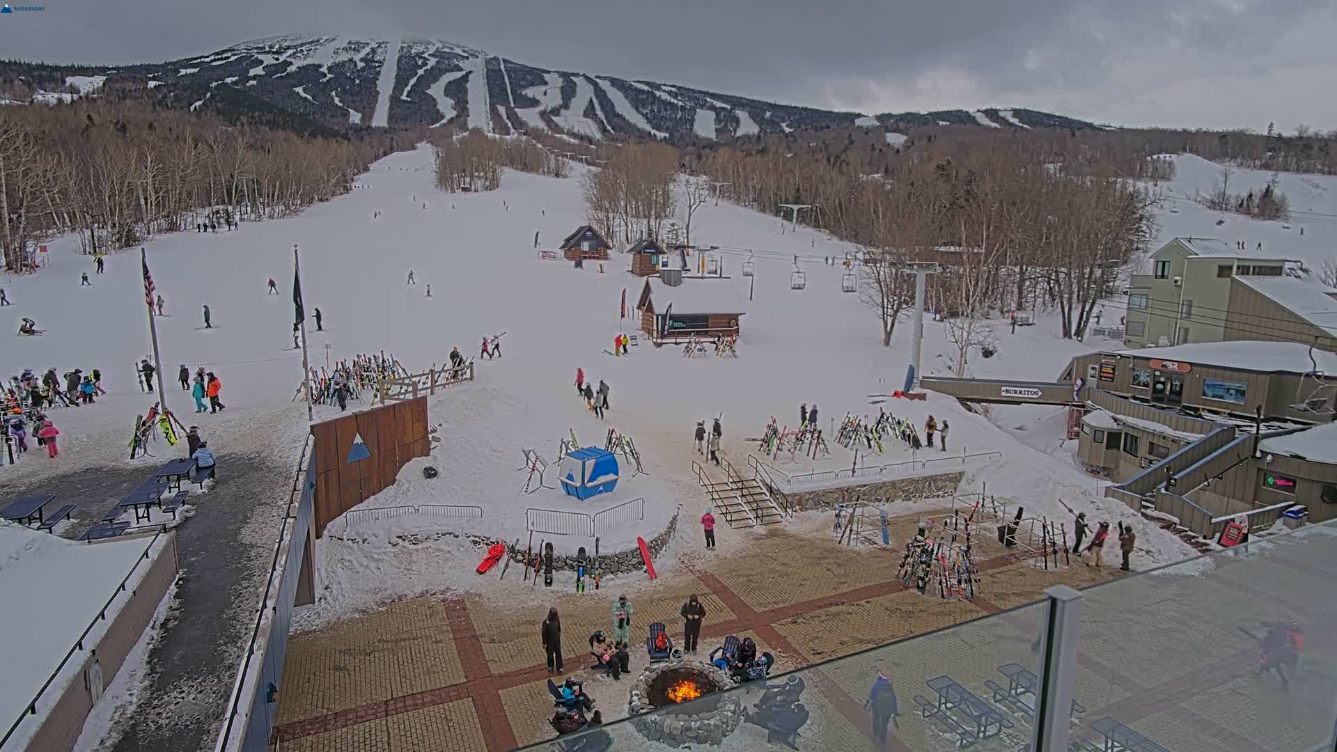 Kingfield, Sugarloaf Mountain Hotel Area Live Cam - Kingfield, Franklin, Maine, USA