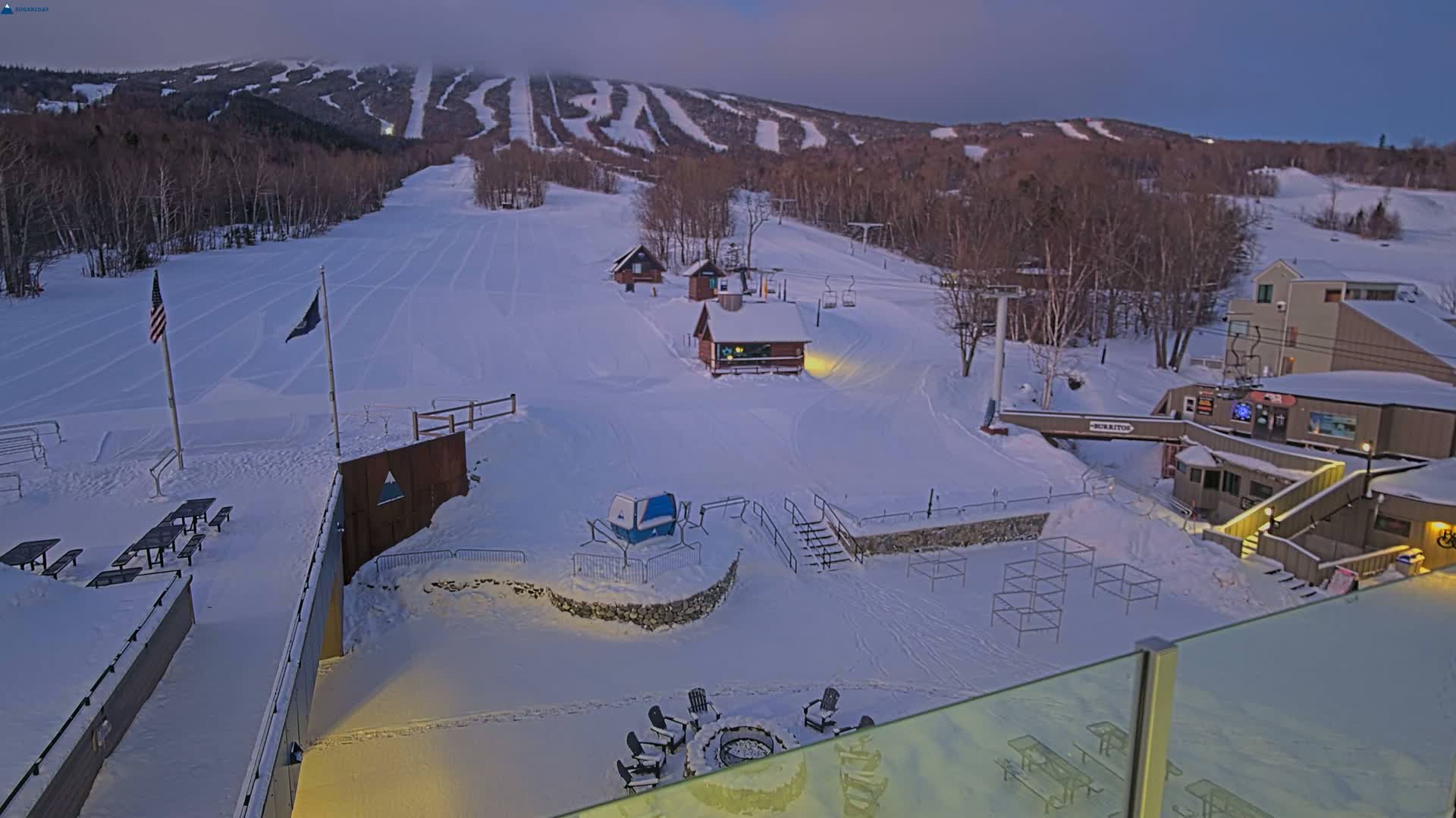 Kingfield, Sugarloaf Mountain Hotel Area Live Cam - Kingfield, Franklin, Maine, USA