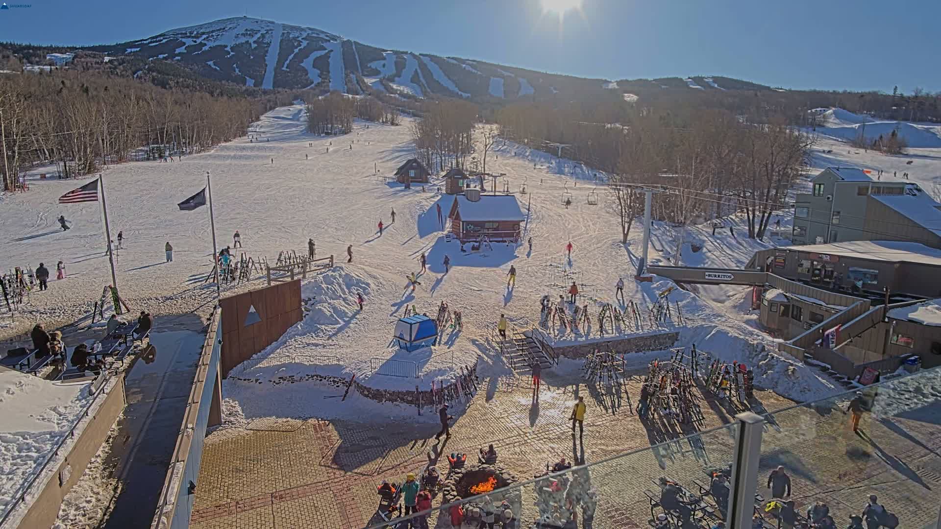 Kingfield, Sugarloaf Mountain Hotel Area Live Cam - Kingfield, Franklin, Maine, USA