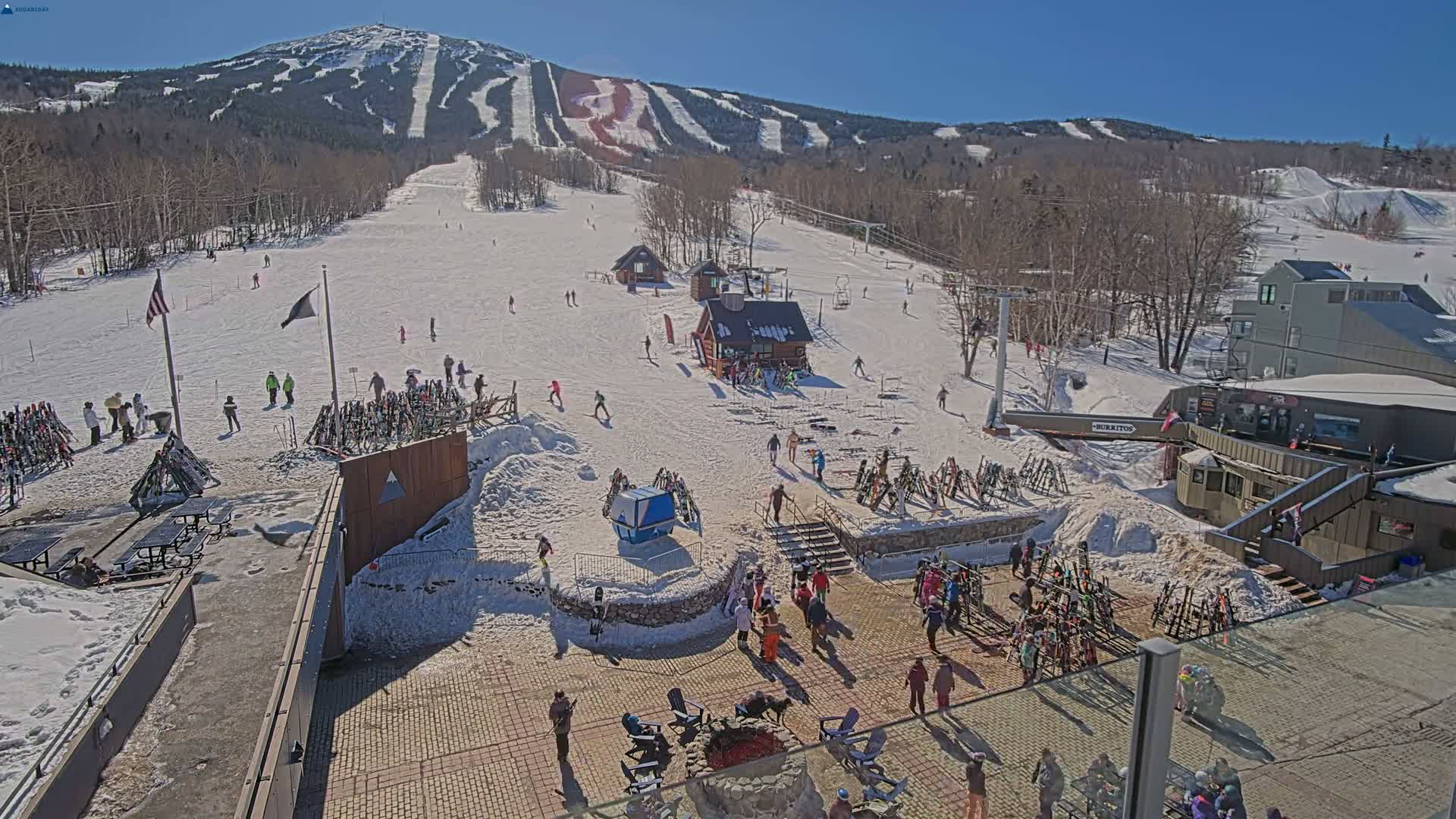 Kingfield, Sugarloaf Mountain Hotel Area Live Cam - Kingfield, Franklin, Maine, USA