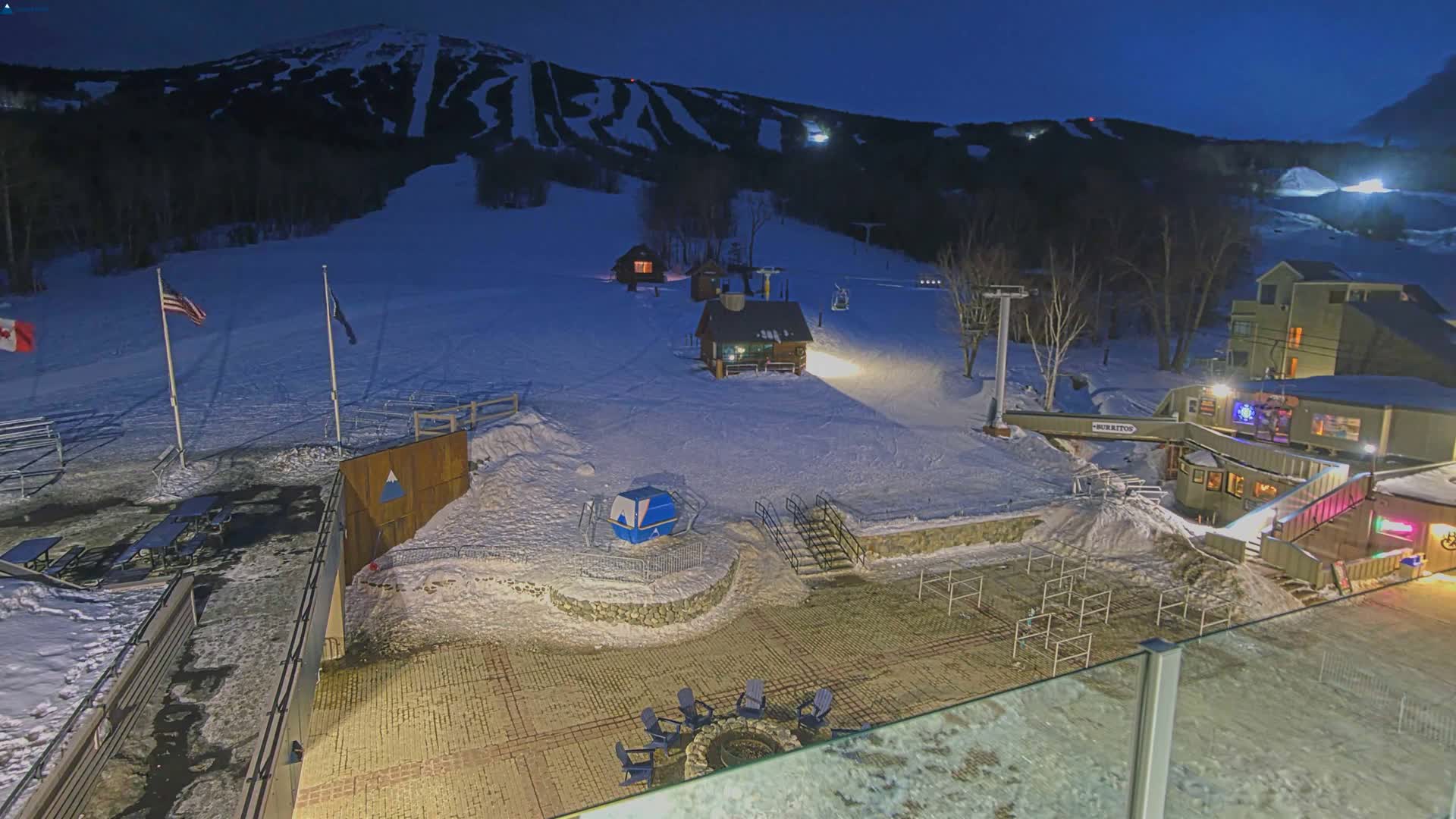 Kingfield, Sugarloaf Mountain Hotel Area Live Cam - Kingfield, Franklin, Maine, USA