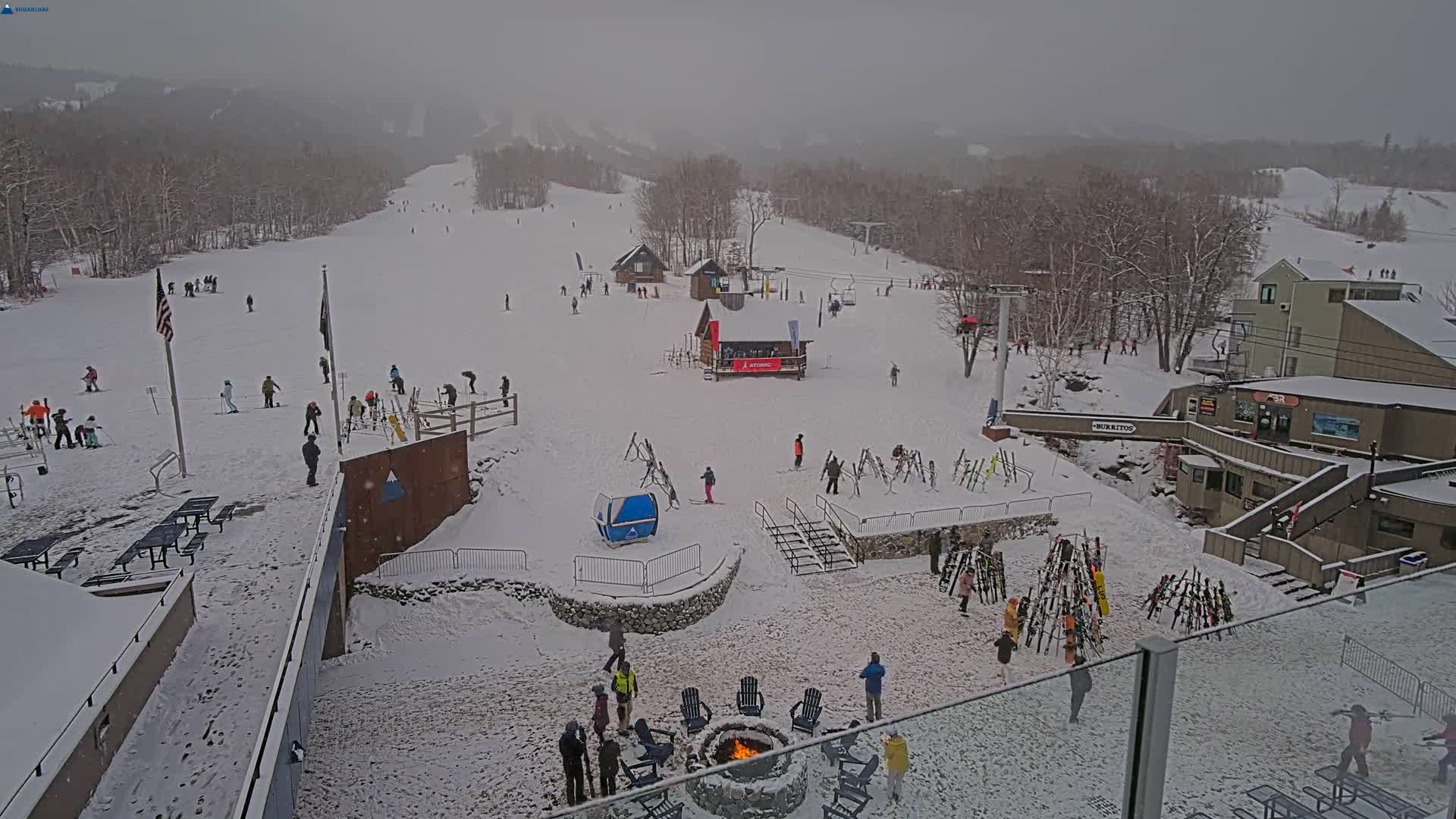 Kingfield, Sugarloaf Mountain Hotel Area Live Cam - Kingfield, Franklin, Maine, USA