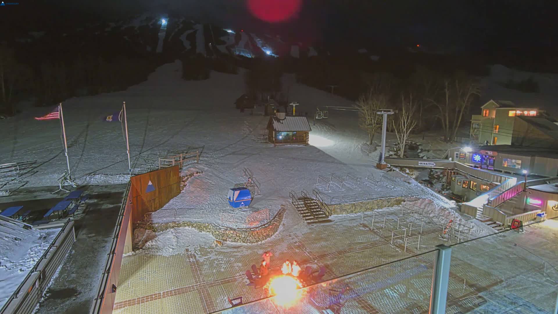 Kingfield, Sugarloaf Mountain Hotel Area Live Cam - Kingfield, Franklin, Maine, USA