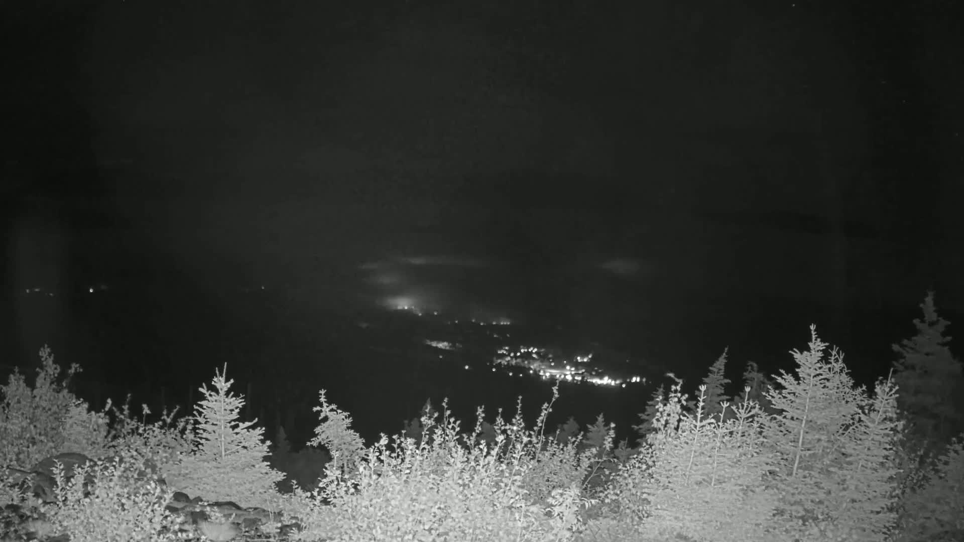 Kingfield, Sugarloaf Mountain Peak Skyline Live Cam - Kingfield, Franklin, Maine, USA