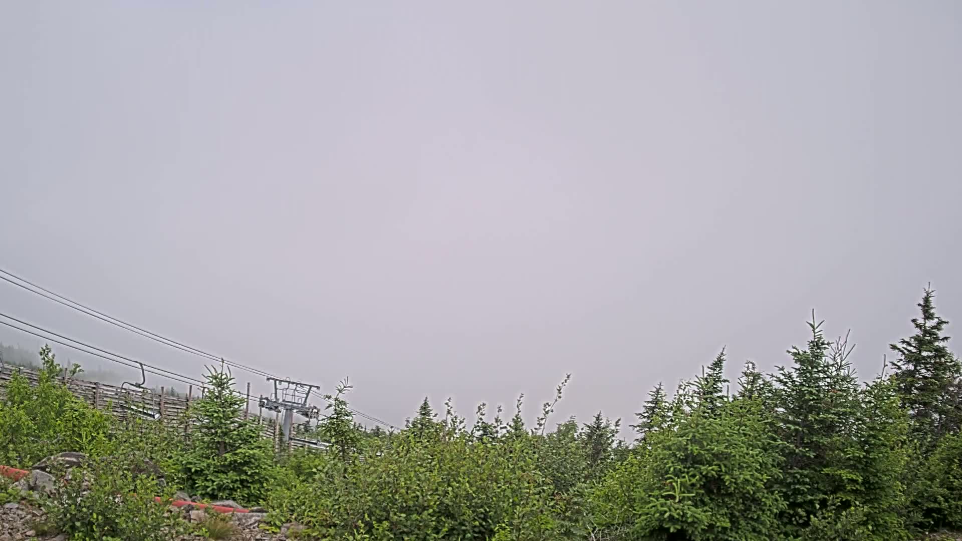 Kingfield, Sugarloaf Mountain Peak Skyline Live Cam - Kingfield, Franklin, Maine, USA