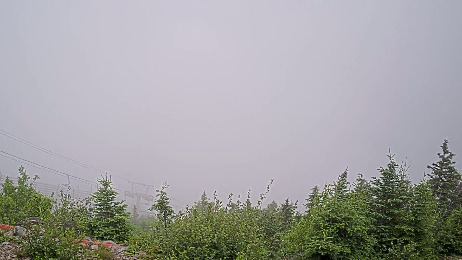Kingfield, Sugarloaf Mountain Peak Skyline Live Cam - Kingfield, Franklin, Maine, USA