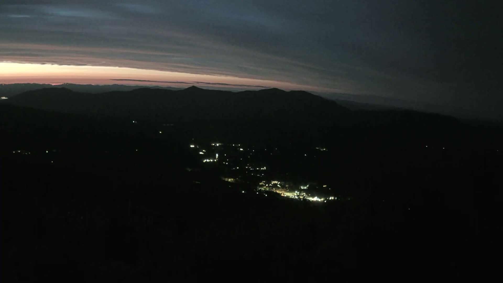 Kingfield, Sugarloaf Mountain Peak Skyline Live Cam - Kingfield, Franklin, Maine, USA