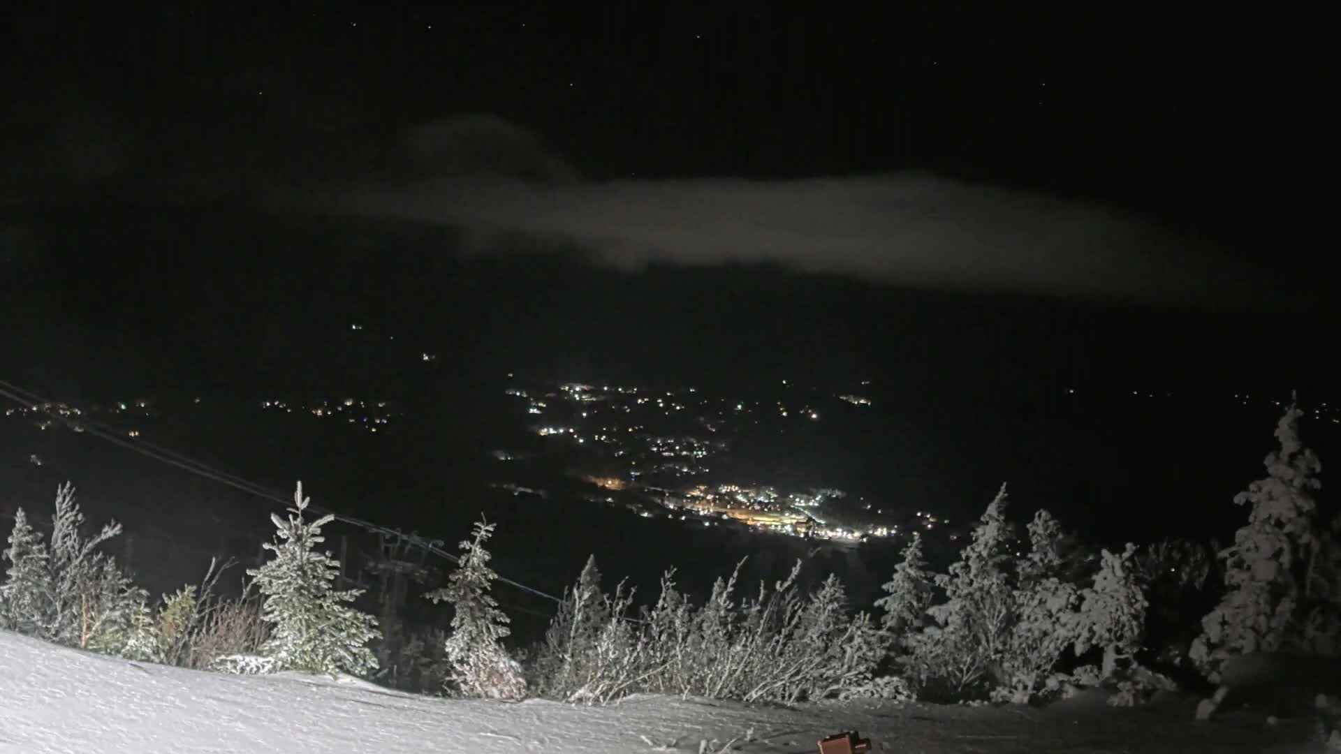 Kingfield, Sugarloaf Mountain Peak Skyline Live Cam - Kingfield, Franklin, Maine, USA