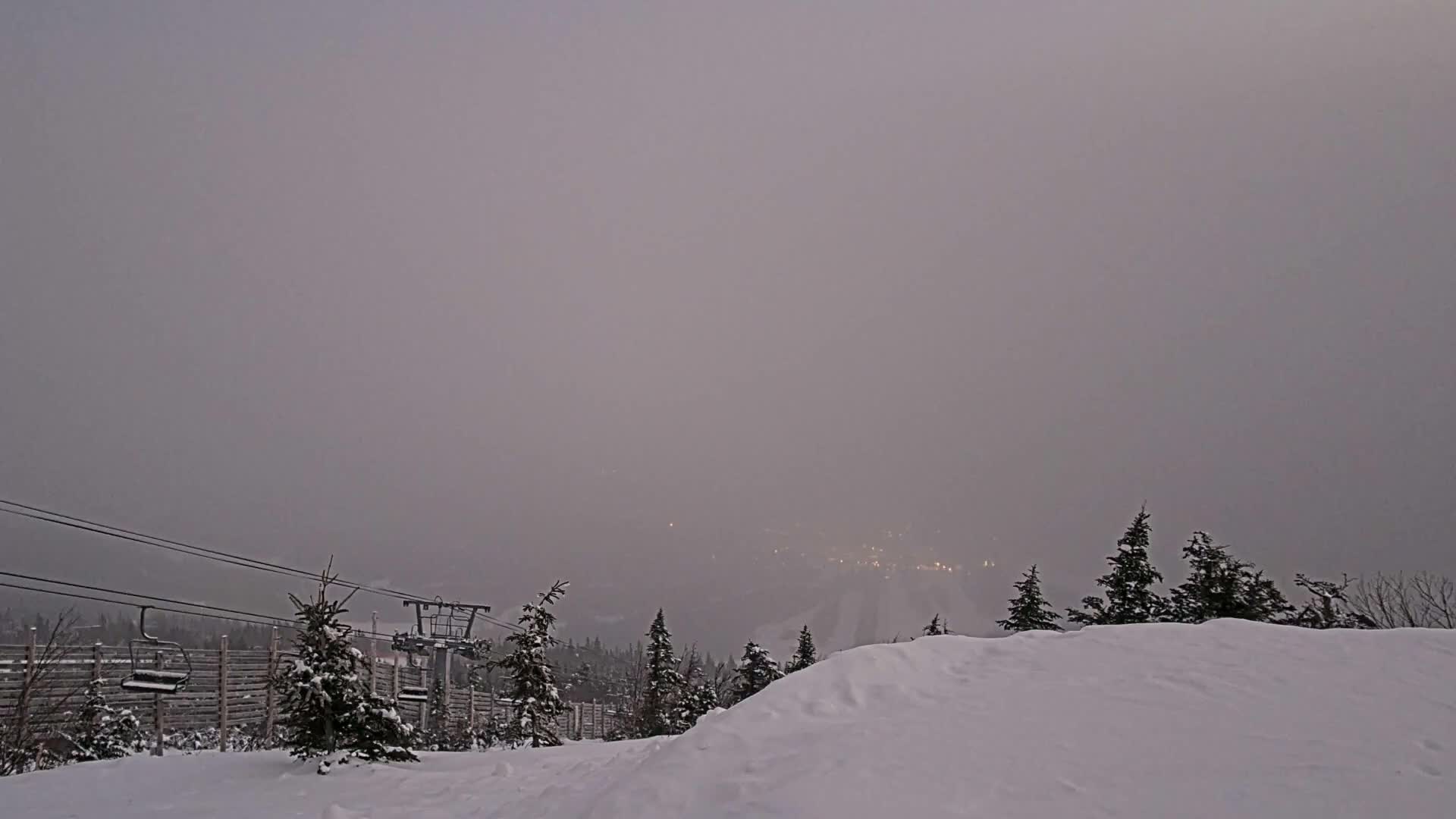 Kingfield, Sugarloaf Mountain Peak Skyline Live Cam - Kingfield, Franklin, Maine, USA