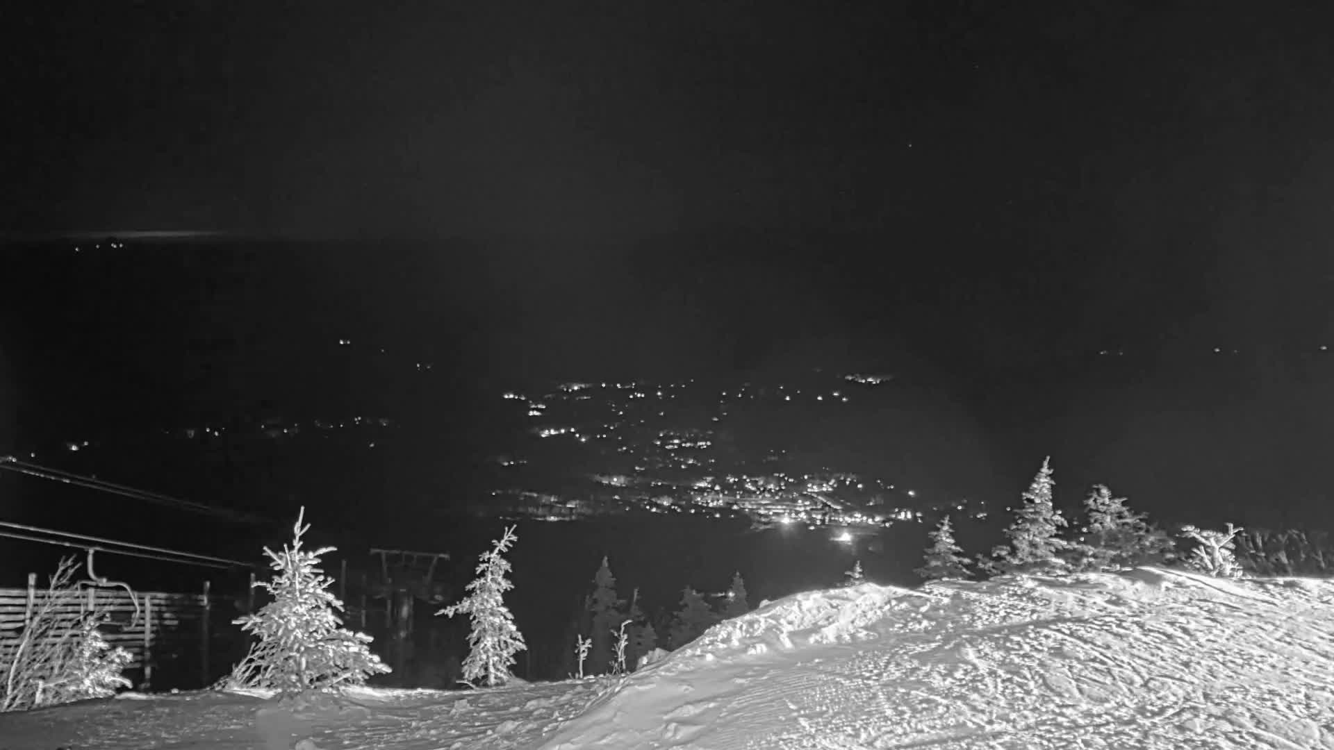 Kingfield, Sugarloaf Mountain Peak Skyline Live Cam - Kingfield, Franklin, Maine, USA