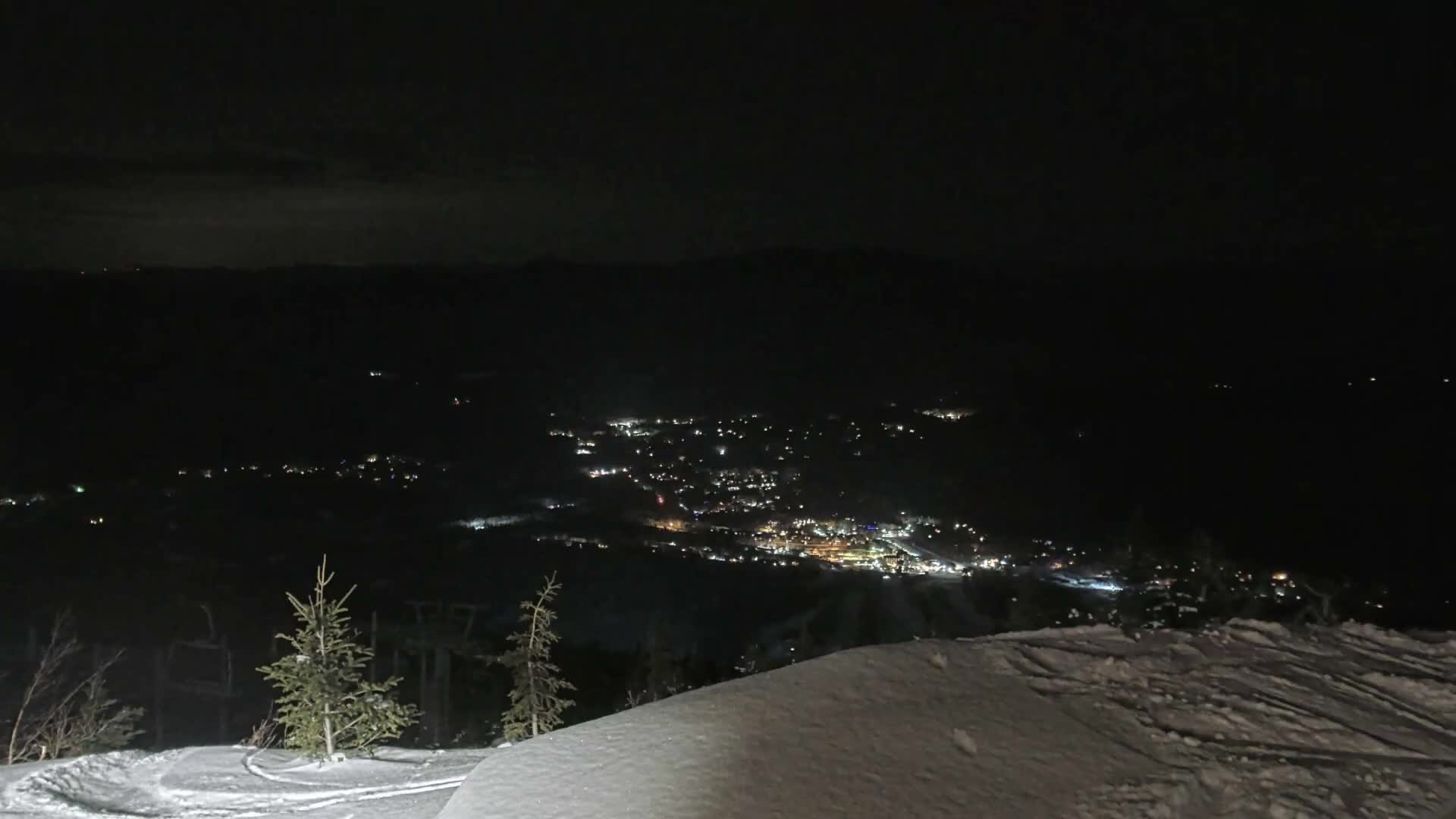Kingfield, Sugarloaf Mountain Peak Skyline Live Cam - Kingfield, Franklin, Maine, USA