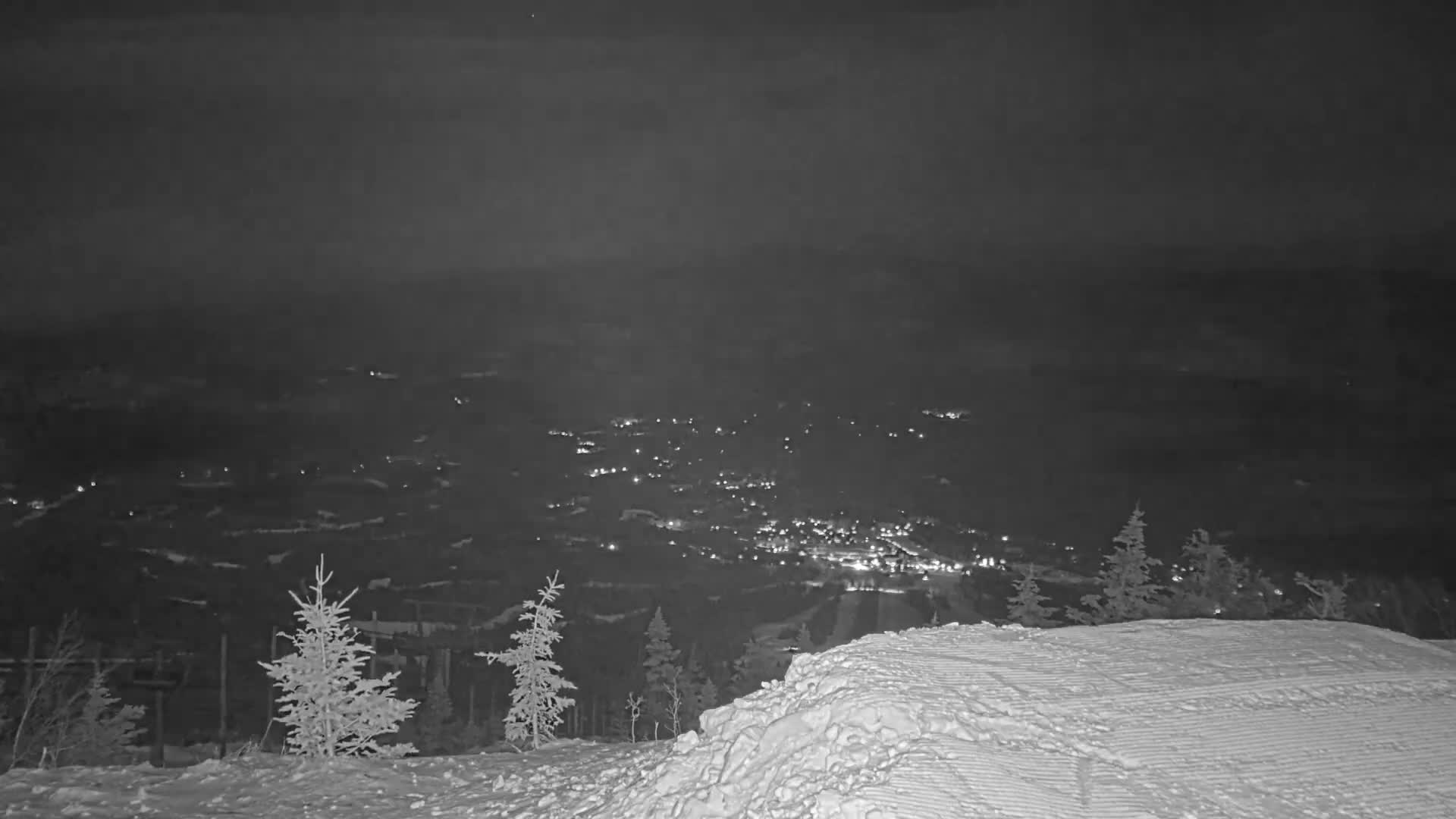 Kingfield, Sugarloaf Mountain Peak Skyline Live Cam - Kingfield, Franklin, Maine, USA