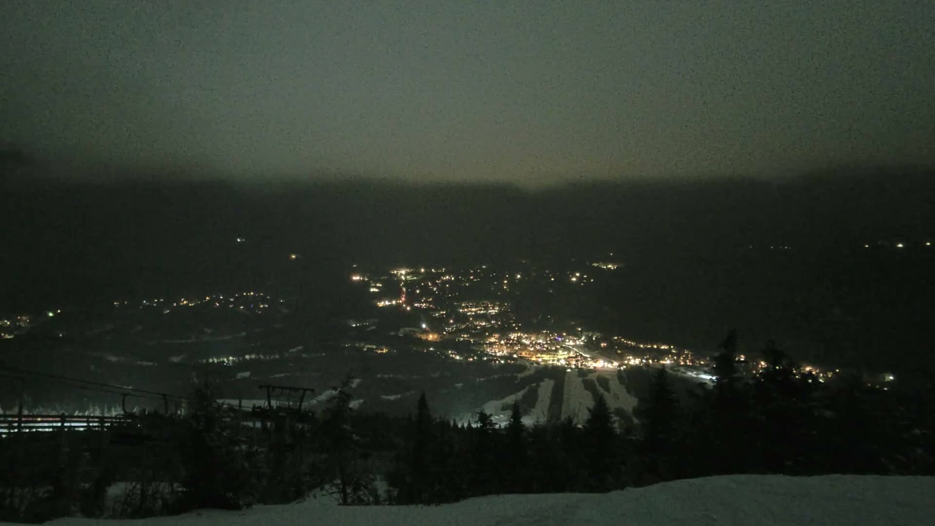 Kingfield, Sugarloaf Mountain Peak Skyline Live Cam - Kingfield, Franklin, Maine, USA