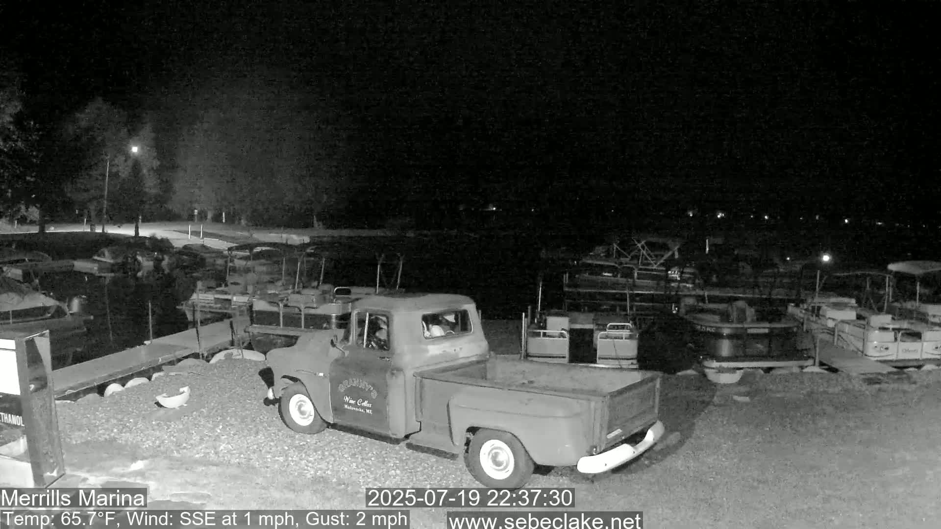 Sebec Lake Live Cam from Merrill's Marina - Dover&Foxcroft , Maine , USA