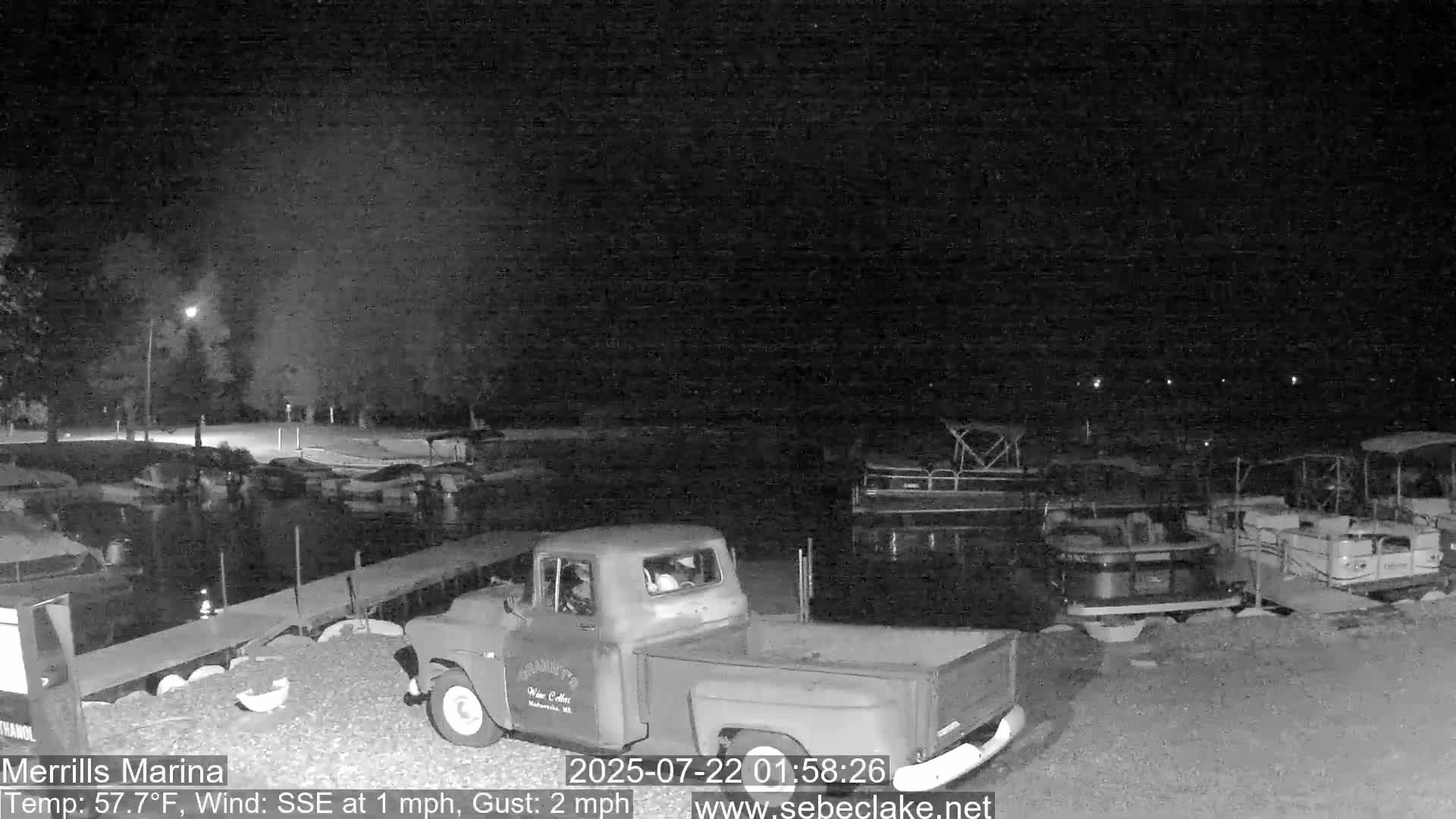 Sebec Lake Live Cam from Merrill's Marina - Dover&Foxcroft , Maine , USA