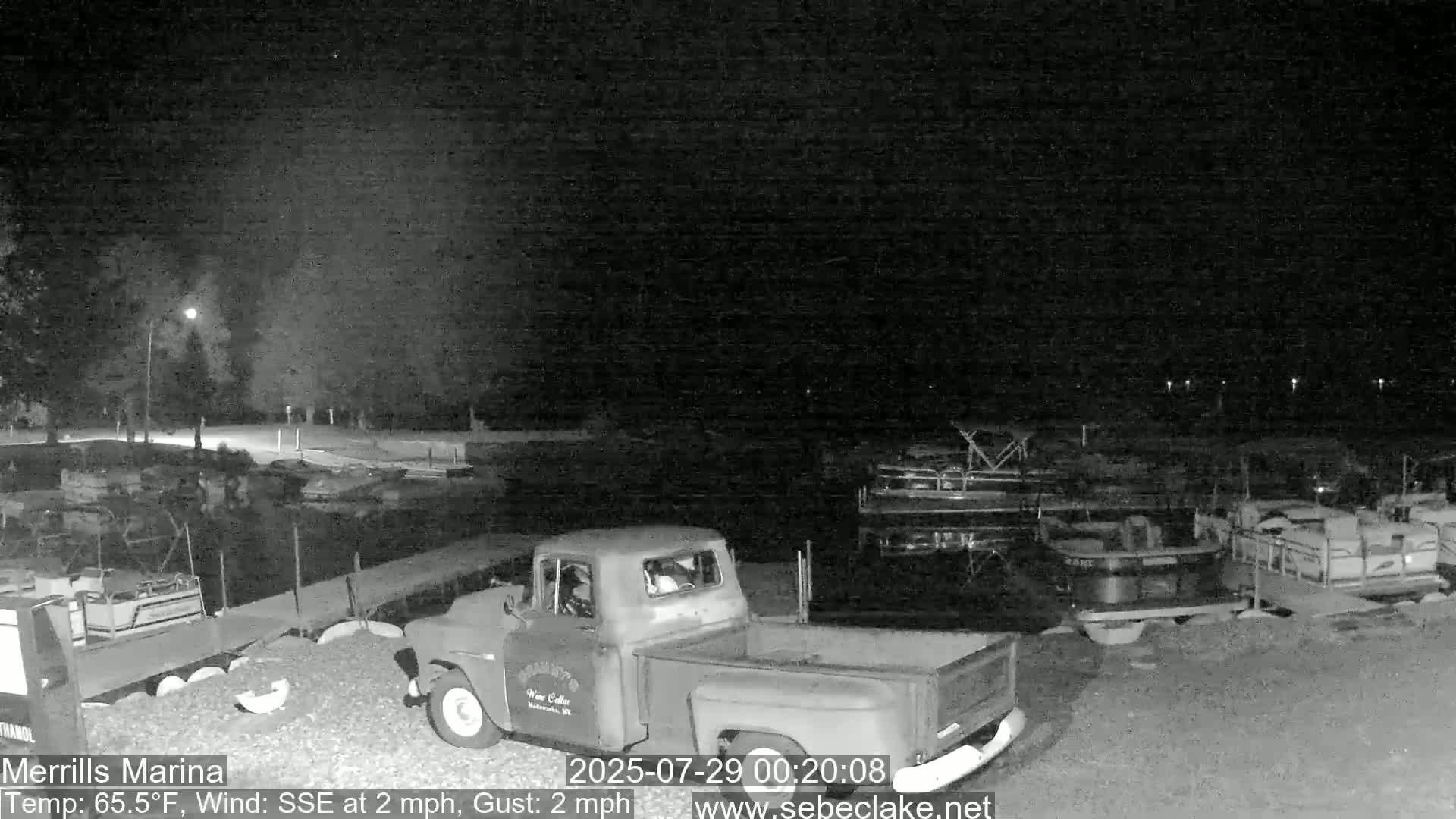 Sebec Lake Live Cam from Merrill's Marina - Dover&Foxcroft , Maine , USA