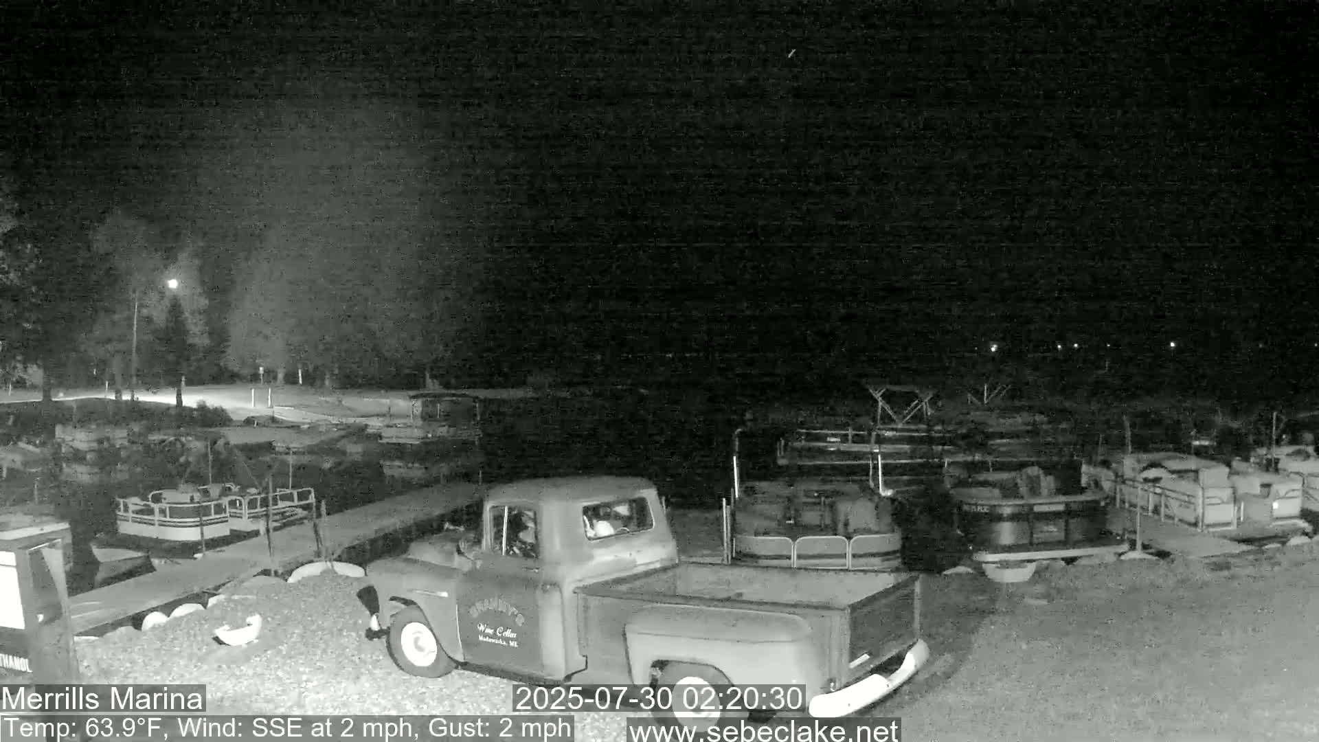 Sebec Lake Live Cam from Merrill's Marina - Dover&Foxcroft , Maine , USA