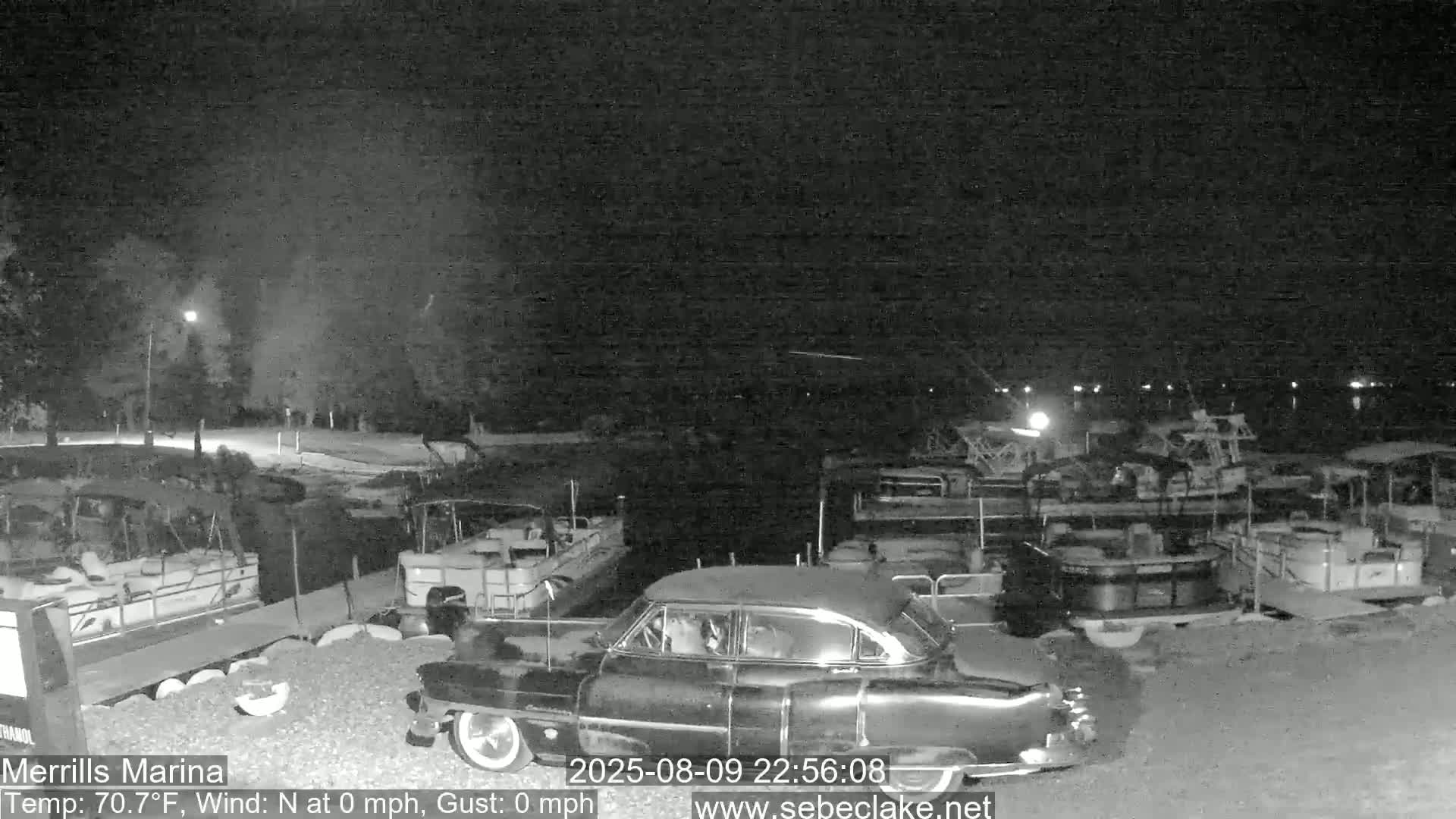 Sebec Lake Live Cam from Merrill's Marina - Dover&Foxcroft , Maine , USA